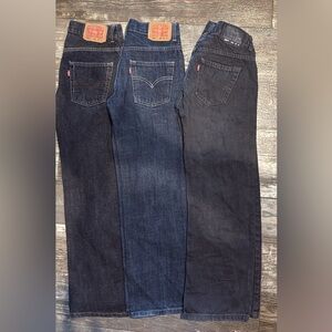 3 pairs of Levi’s boys jeans